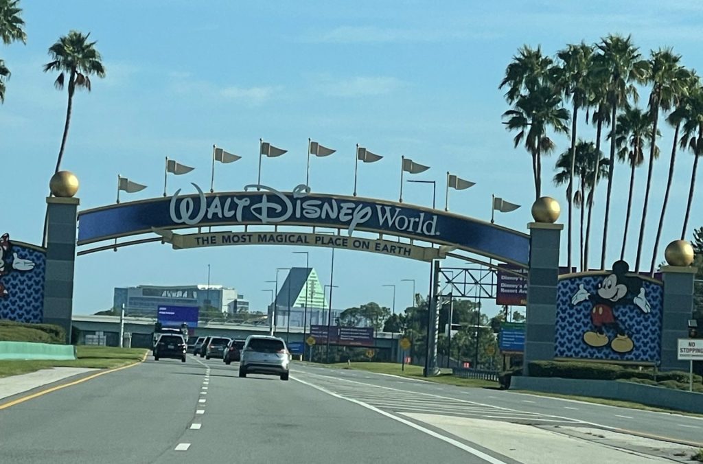 Disney world sign - entry