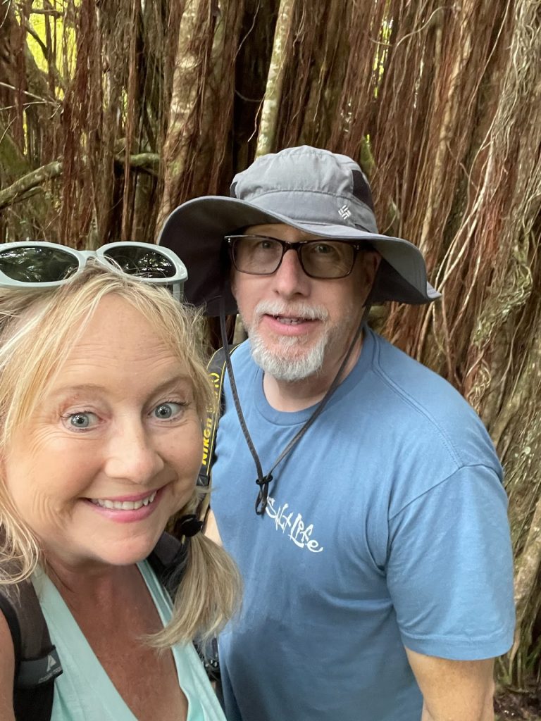 Me and Tom hiking in Hawaii